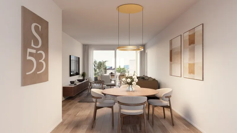 3.5 Zimmer Attikawohnung mit 105 qm Wohnfläche und 35 qm Terrasse - Photo 4