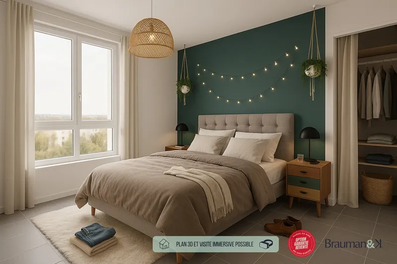 3 pièces de 57 m² - Photo 3
