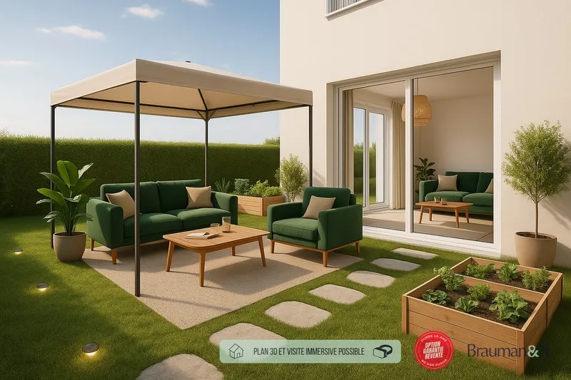 3 PIÈCES de 56m² offrant 105m² de surface privative - Photo 5