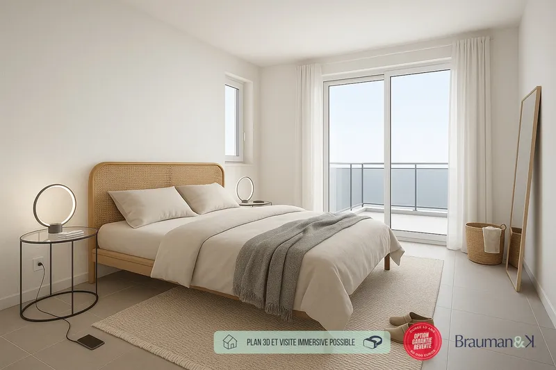 Appartement T4 de 88 m² avec terrasse de 24 m² et 2 parkings - Photo 4