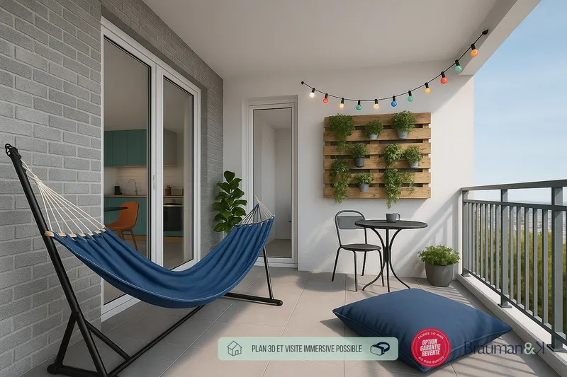 T3 neuf de 53 m² avec terrasse de 3 m² - Photo 5