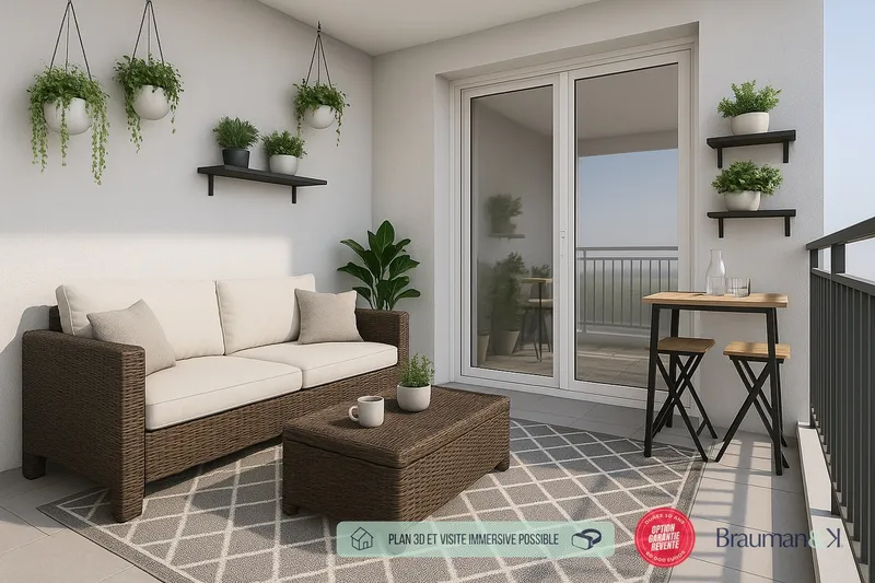 T3 neuf de 66 m² avec terrasse de 6 m² et parking - Photo 5