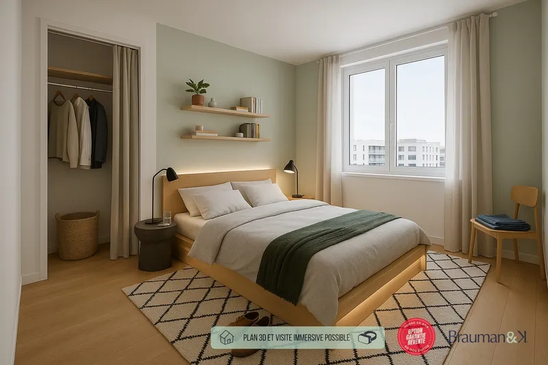 2 pièces de 43 m² avec terrasse de 3 m² - Photo 2