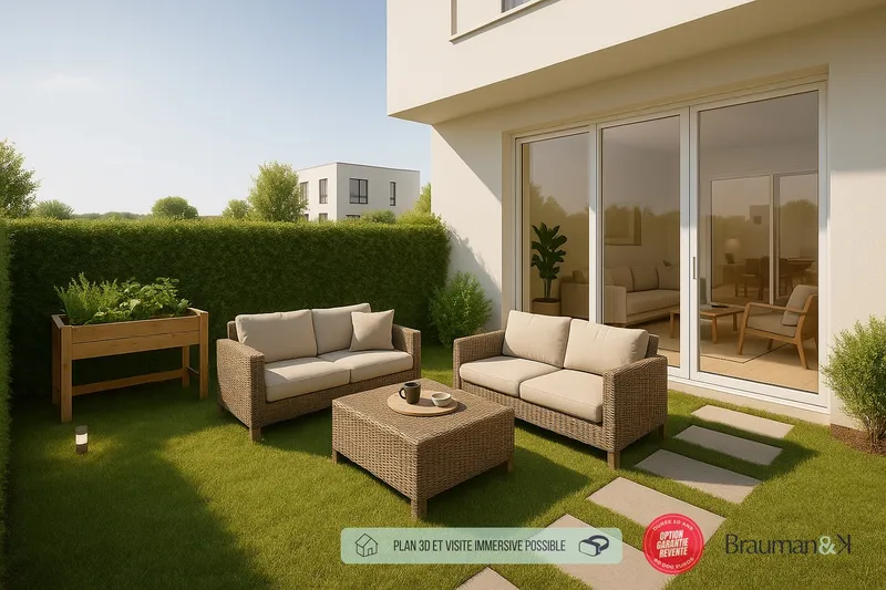 3 PIÈCES de 60m² offrant 88m² de surface privative + PKG(s) - Photo 5