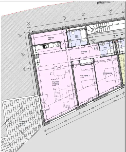 Appartement de 116 m² avec terrasse de 27 m² - Photo 2