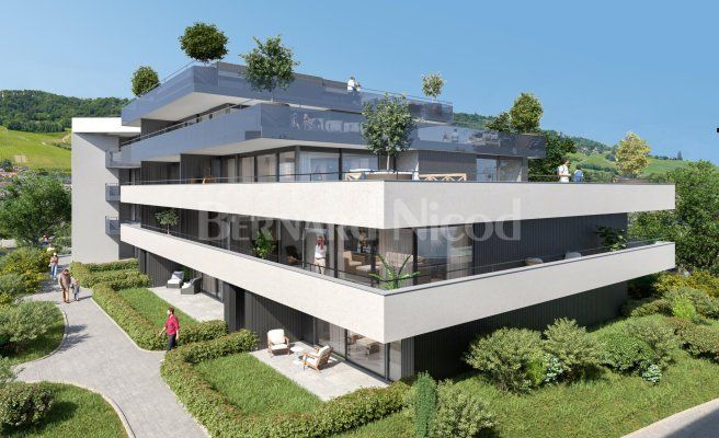 Luxueux 4.5 pièces d'angle de 168m2 avec terrasse de 117m2 au 2ème étage