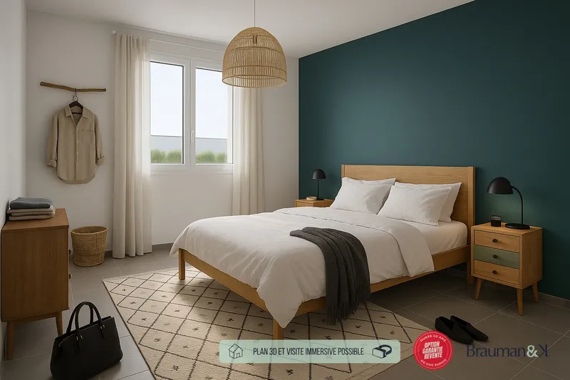 4 pièces de 85 m² avec jardin de 212 m² et 2 parkings - Photo 4