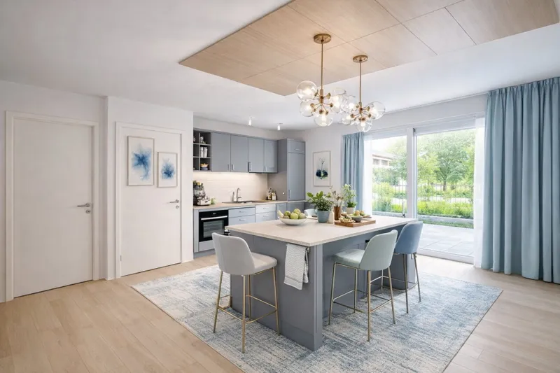Nouveau à Uvrier, magnifique Rez de jardin avec pelouse privative - Photo 2