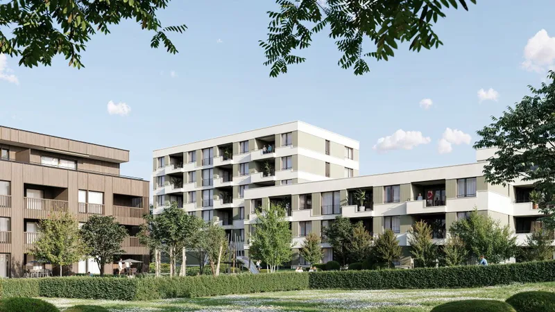 3.5 Zimmer Attikawohnung mit 105 qm Wohnfläche und 35 qm Terrasse - Photo 2