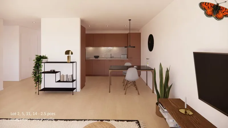 2½ pièces à Vaulruz avec balcon de 16 m² - Photo 4