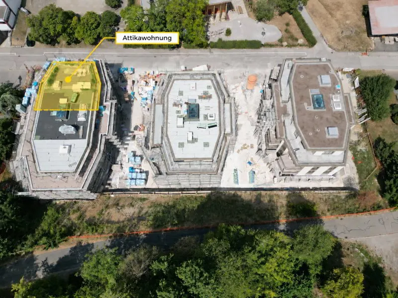 Exklusive Neubau-Attikawohnung mit Weitsicht inklusive zwei Parkplätze - Photo 3