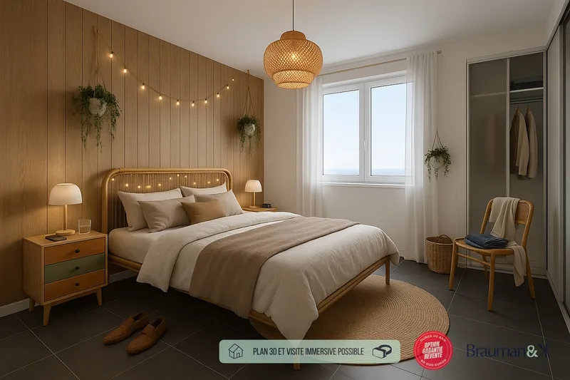 Appartement T4 de 85 m² avec jardin de 41 m² et 2 parkings - Photo 2