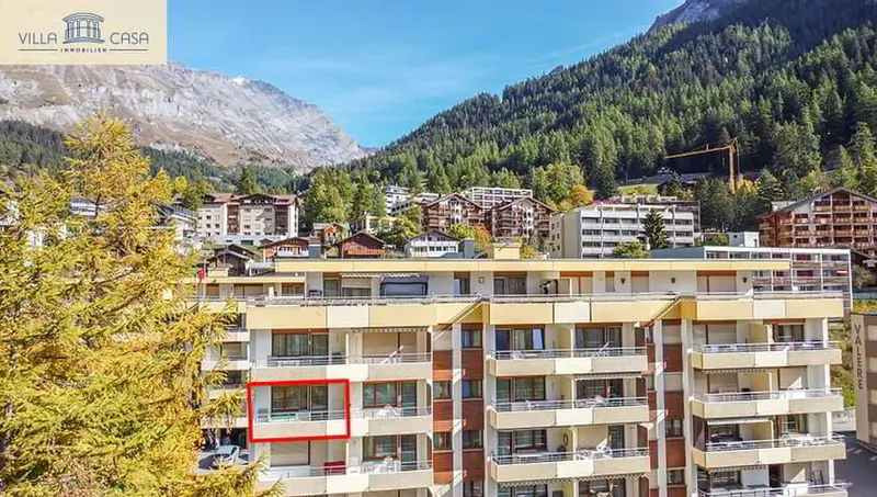 Charmante 3-Zimmer-Ferienwohnung mit Panoramablick in Leukerbad - Photo 2