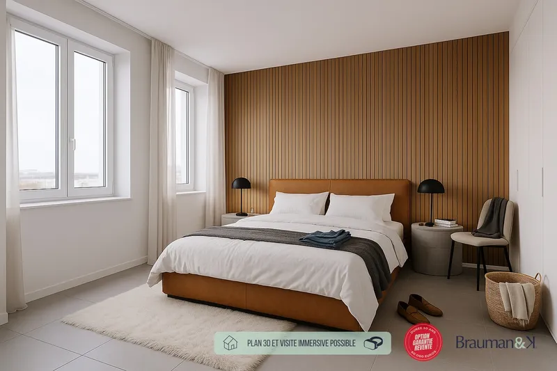 3 pièces de 62 m² avec parking - Photo 2