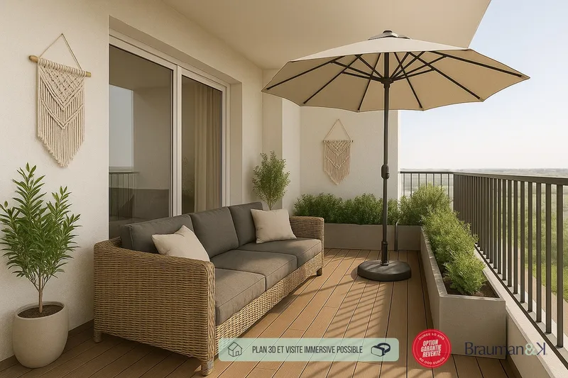 3 PIÈCES de 58m² + EXT(s) de 8m² - Photo 5
