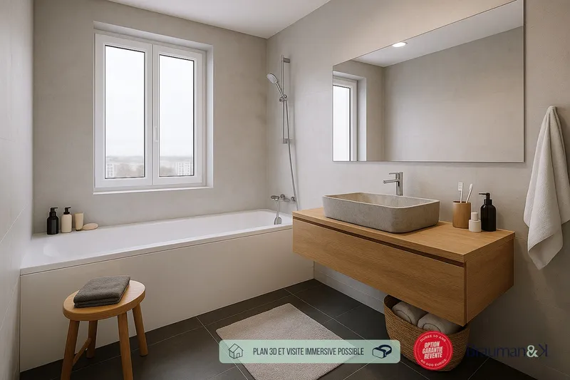 3 pièces de 62 m² avec parking - Photo 4