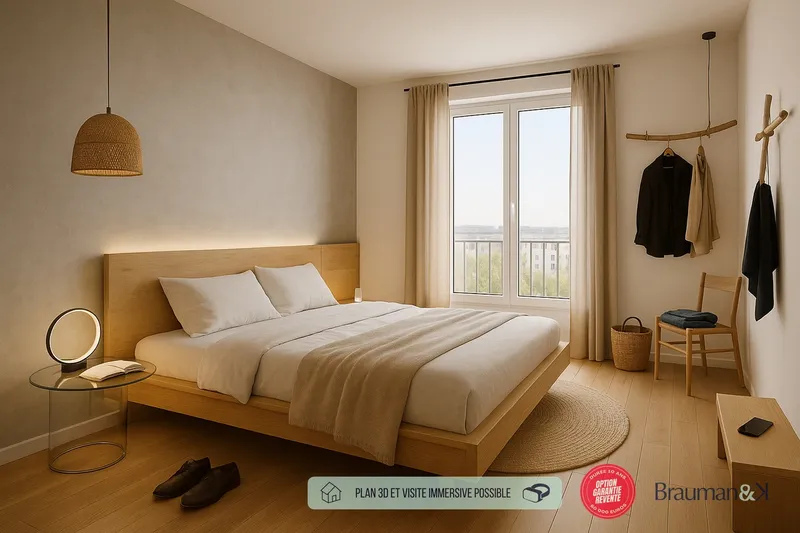 Appartement T3 de 80 m² avec terrasse de 25 m² et parking - Photo 2
