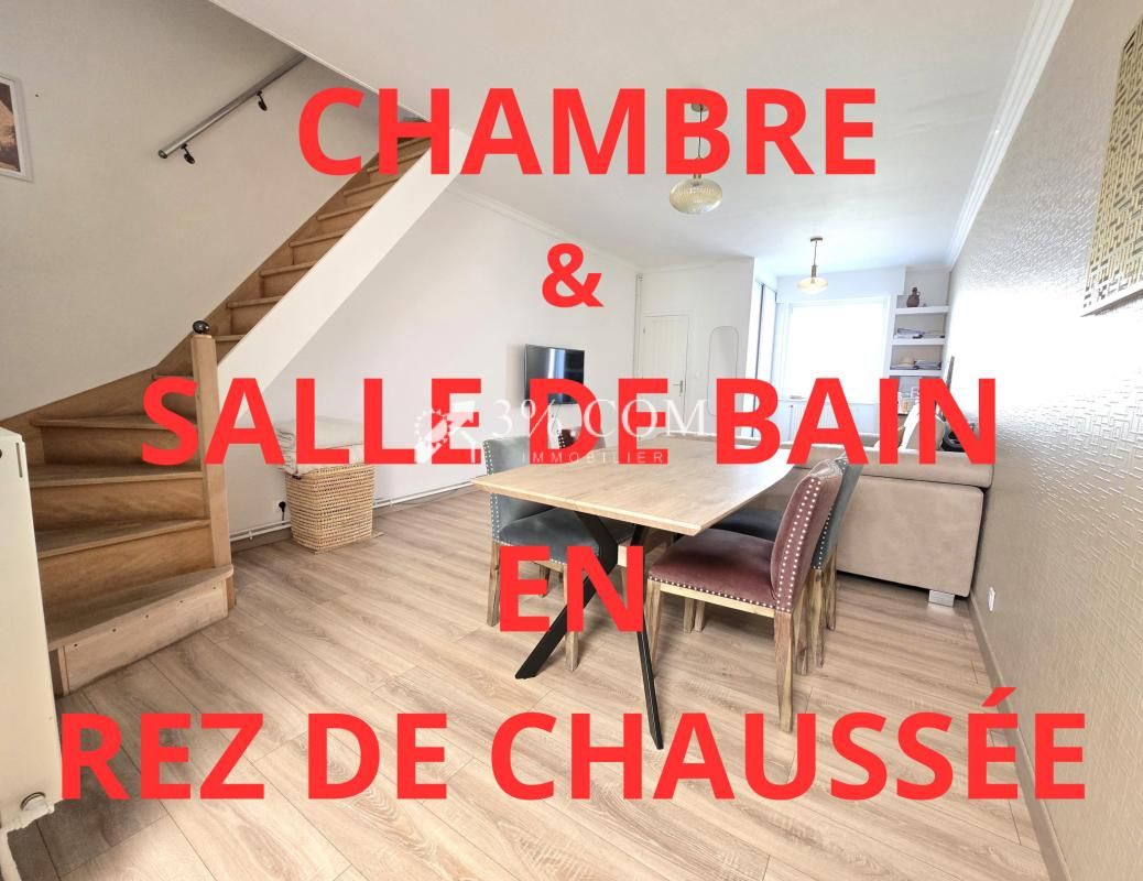 Maison 100 m2 Chambre + Salle d'Eau en Rez-de-Chaussée à TOU
