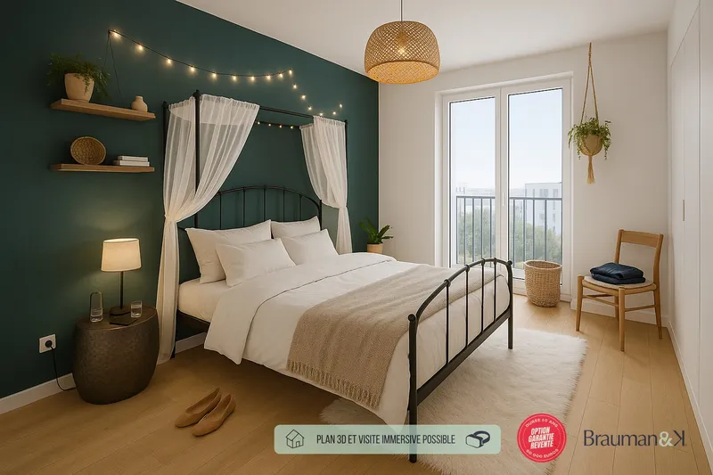 Appartement T3 de 61 m² avec terrasse de 7 m² et parking - Photo 3