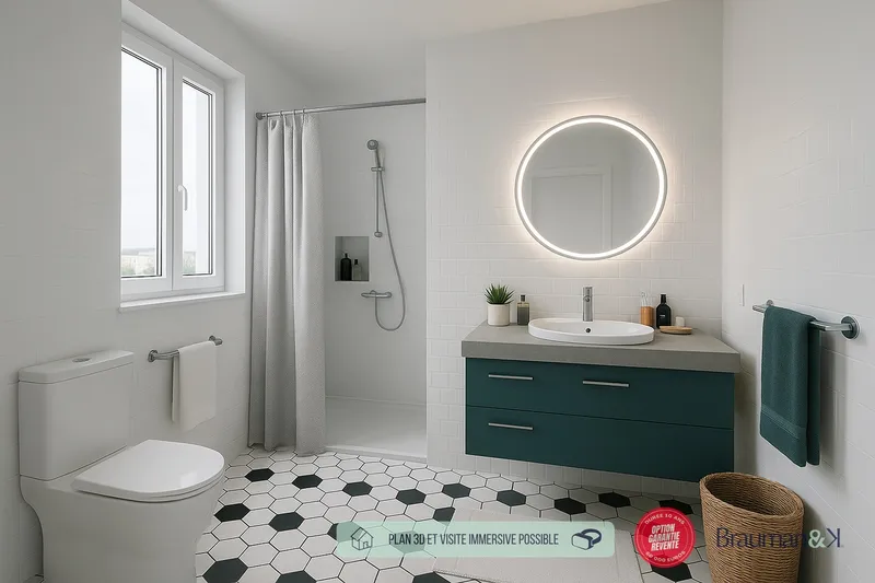 3 pièces de 64 m² avec parking - Photo 4