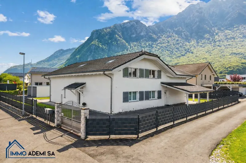 Spacieuse villa individuelle de 269 m² avec 2 logements, sur une parcelle de 1'009 m² au Bouveret ! - Photo 3