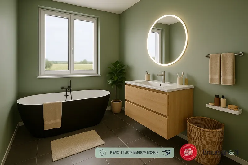 Appartement T3 de 64 m² avec terrasse de 10 m² et jardin de 203 m² et parking - Photo 4