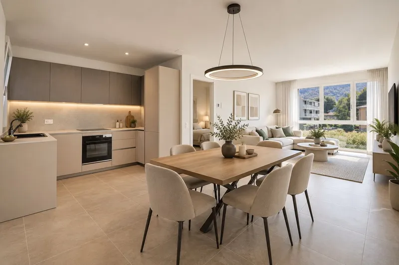 APPARTAMENTO 3.5 LOCALI CON STUPENDA TERRAZZA A BALERNA - Photo 2