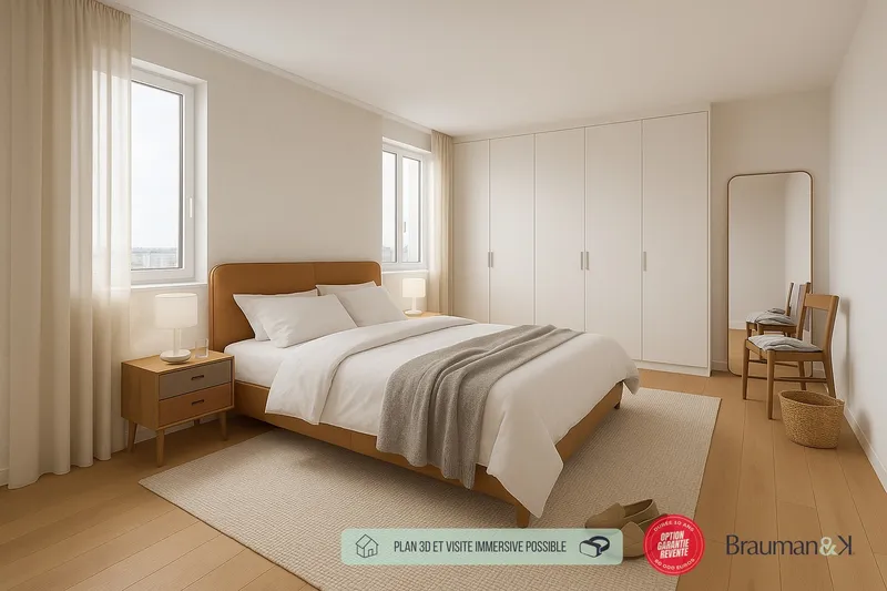 4 pièces de 75 m² avec terrasse de 6 m² et parking - Photo 2