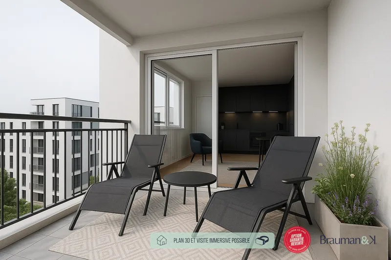 3 PIÈCES de 63m² + EXT(s) de 11m² + PKG(s) - Photo 5