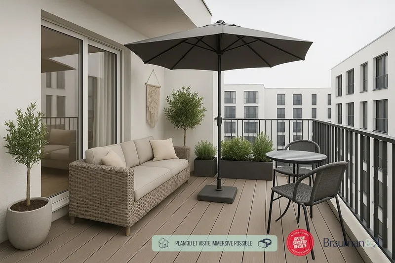 3 PIÈCES de 61m² + EXT(s) de 10m² + PKG(s) - Photo 5
