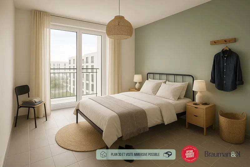 Appartement T2 de 41 m² avec terrasse de 4 m² et parking - Photo 2