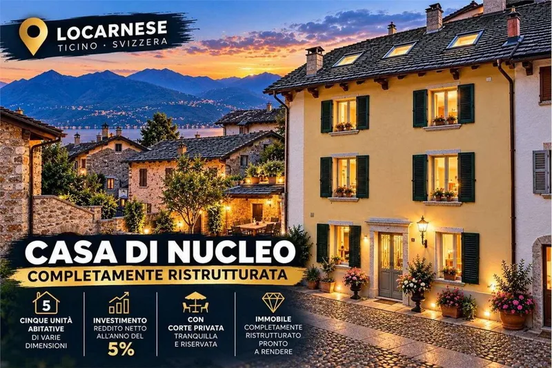 Maison à vendre, 10 pièces, 350 m², Locarno