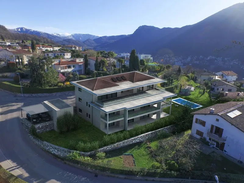 Appartamento 3,5 PT con giardino privato e terrazza panoramica - Photo 2