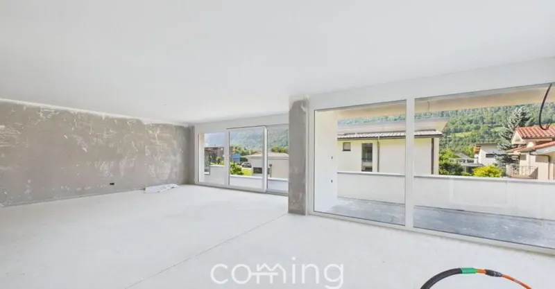 Neubau 4.5-Zimmer-Wohnung in Niedergesteln - Balkon, Bodenheizung, schlüsselfertig - Photo 2