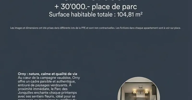 Derniers Lots - Magnifique appartement neuf de 3,5/4 pièces à Orny - Photo 3