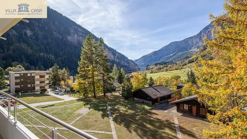 Charmante 3-Zimmer-Ferienwohnung mit Panoramablick in Leukerbad - Photo 3