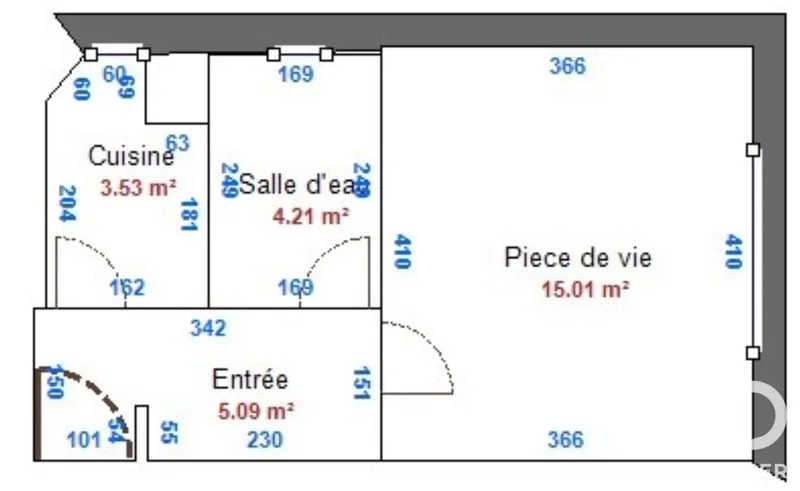 Vente Appartement 1 pièce - Photo 4