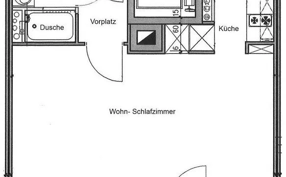Wohnung mit Balkon direkt am Bahnhof - Photo 5