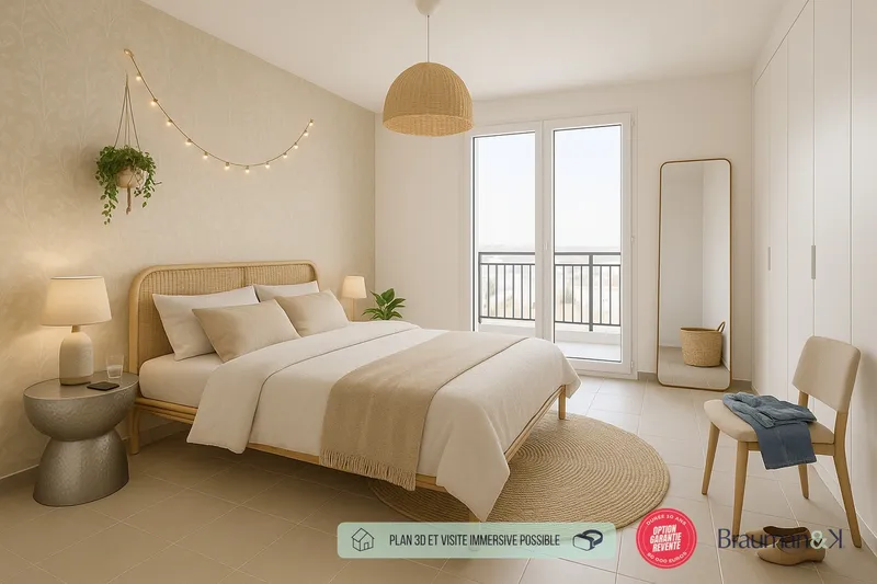 4 pièces de 82 m² avec terrasse de 20 m² et 2 parkings - Photo 2