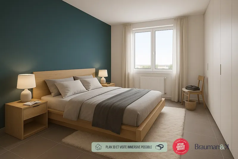 Appartement T3 de 61 m² avec terrasse de 7 m² et parking - Photo 2