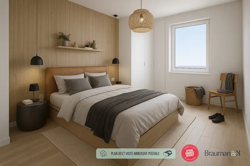 4 pièces de 102 m² avec terrasse de 58 m² et 2 parkings - Photo 3