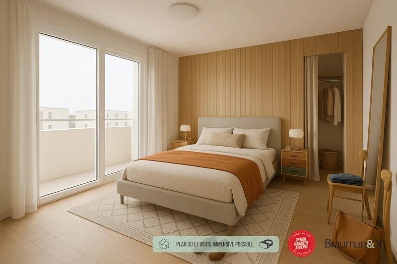Appartement T5 de 102 m² avec jardin de 28 m² et parking - Photo 2