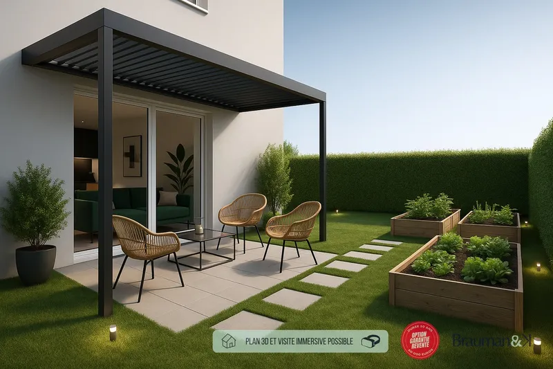 3 PIÈCES de 73m² offrant 151m² de surface privative - Photo 5