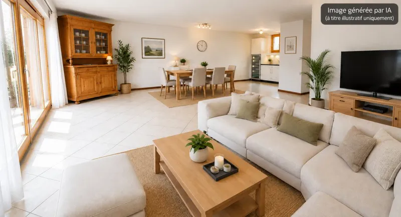 À louer  Superbe maison familiale de 6.5 pièces avec terrasse au cur de Lens - Photo 2