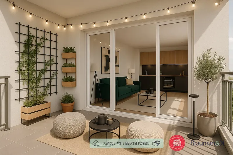1 PIÈCES de 29m² + EXT(s) de 9m² - Photo 3