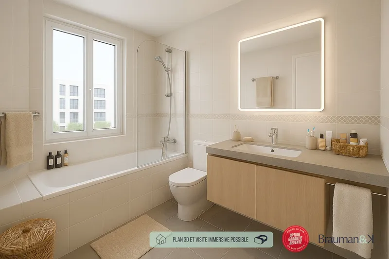 2 pièces de 43 m² - Photo 3