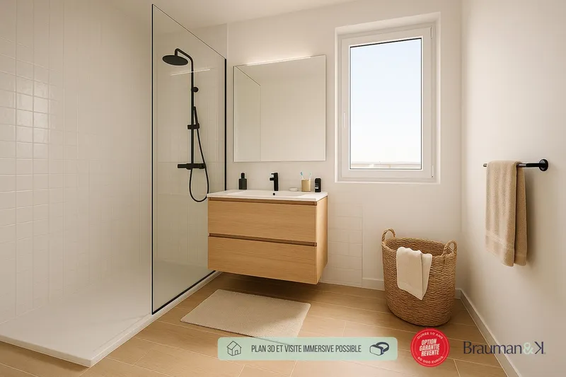 Appartement T3 de 68 m² avec terrasse de 19 m² et jardin de 134 m² et parking - Photo 4