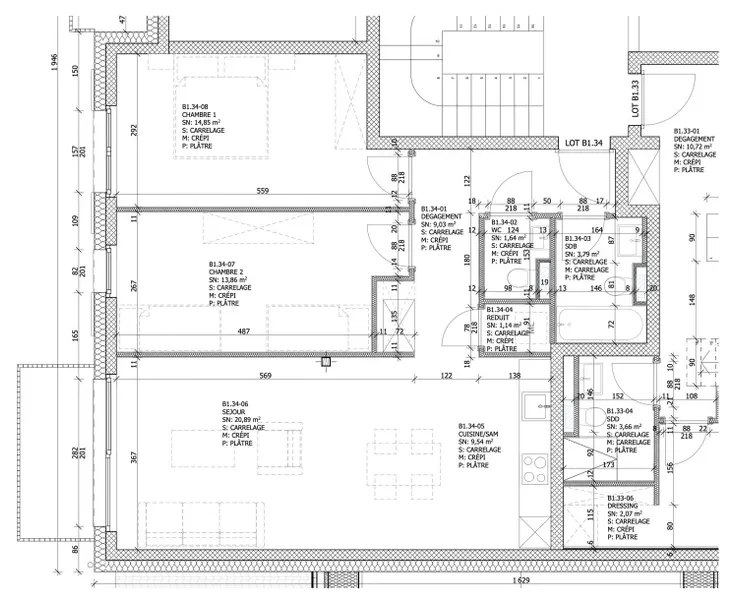 Vouvry - Appartement de 3.5 pièces - Résidence le Bourg - Lot B1.34 - Attique - Photo 3