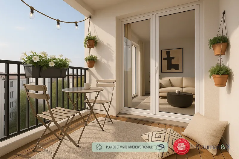 2 PIÈCES de 46m² + EXT(s) de 4m² - Photo 4