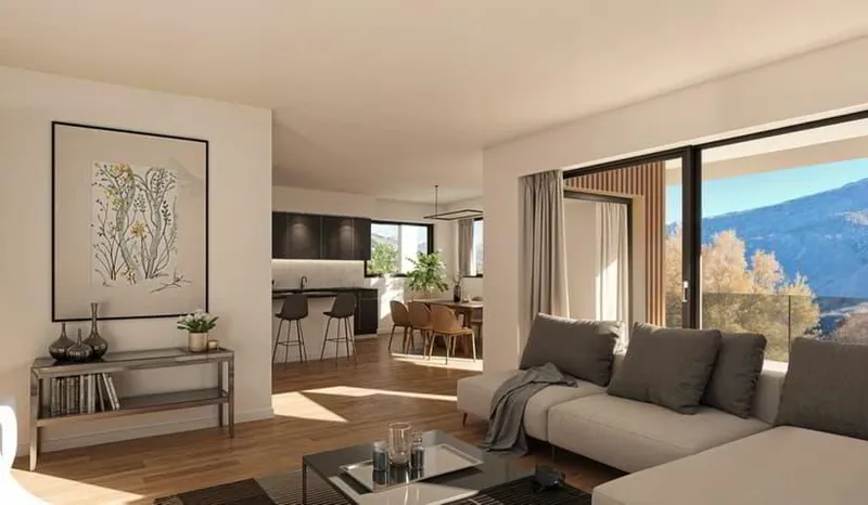 B - Les Coteaux de l'Arche - 4.5 pces dans immeuble de 2 appartements - Photo 2